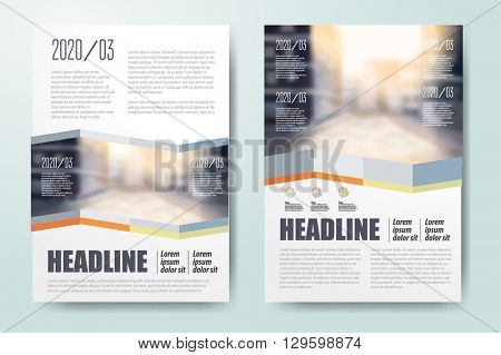 Annual report Leaflet Brochure Flyer template A4 size design, book cover layout design, Abstract  presentation templates