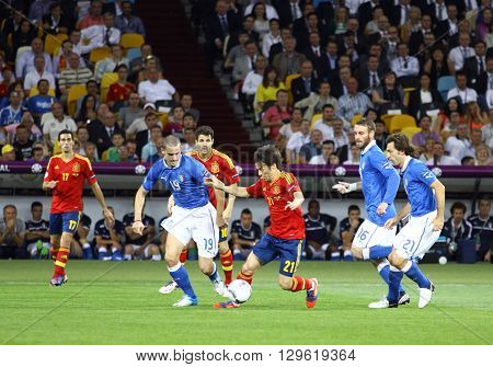 Uefa Euro 2012 Final Game Spain Vs Italy