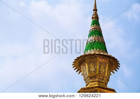 The Element Of Wat Trimit. Wat Trimit Is The Old Temple In Bangkok, Thailand. It's Located Near Chin