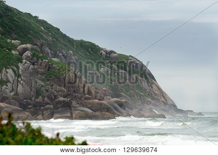 Brava Beach In Florianopolis, Santa Catarina, Brazil.