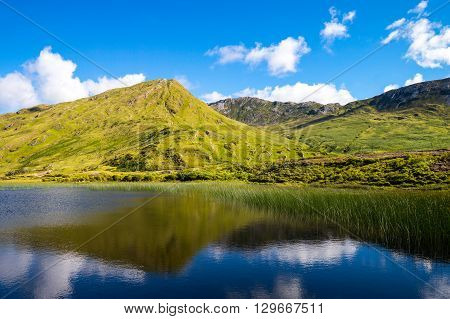 Ireland Calway county Connemara area the Leenane lake