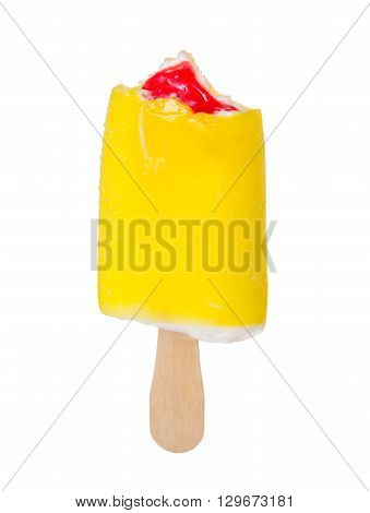Bitten Off Popsicles In Yellow Glaze