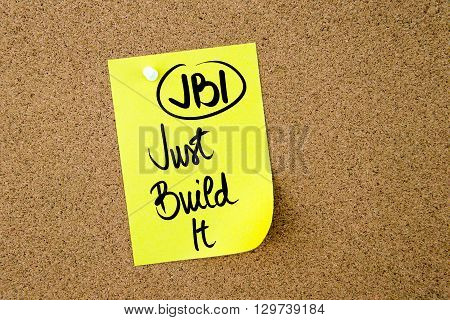 Business Acronym Jbi Just Build It