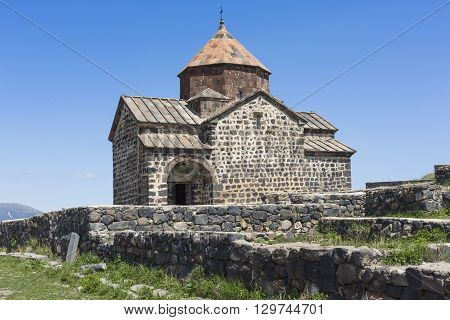The 9Th Century Armenian Monastery Of Sevanavank At Lake Sevan.