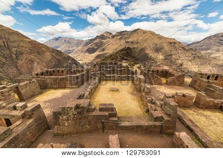 Expansive View Of The Sacred Valley, Peru From Pisac