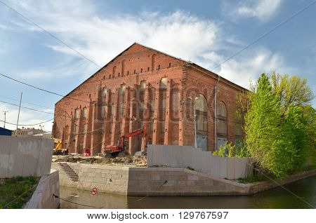 .Russia.The City Of St. Petersburg.New Holland Island.Restoration of historic buildings.