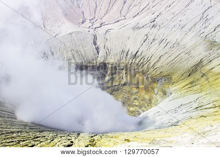 Creater of Bromo vocalno East Java Indonesia