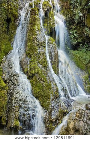 Amazing view of Krushuna Waterfalls, near the city of Lovech, Bulgaria