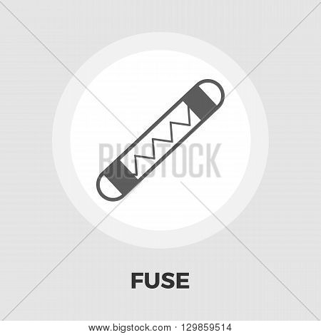 Automotive fuse icon vector. Flat icon isolated on the white background. Editable EPS file. Vector illustration.