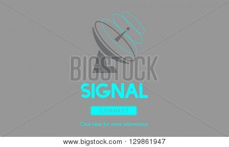 Boardcast Data Transmission GPS Navigation Concept