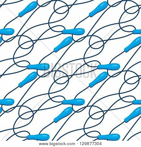 Rhythmic gymnastics of clubs, hoola hoop, ball, ribbon, jumping-rope. Isometric sports equipment texture. Design for web, app, game, informing, brochure