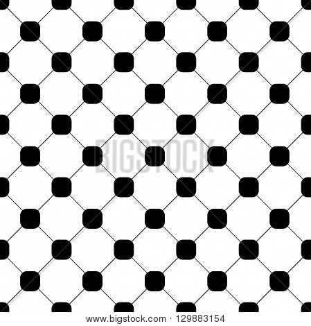 Seamless black and white texture tile. Vector background for your creativity