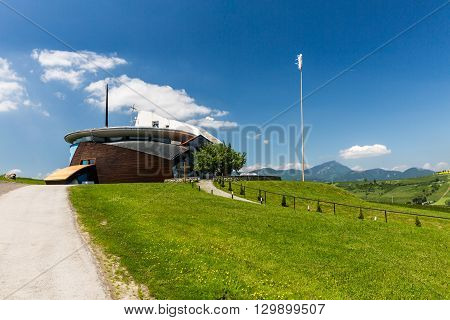 View Of The Modern Art Church Of Vysny Sliac, Slovakia