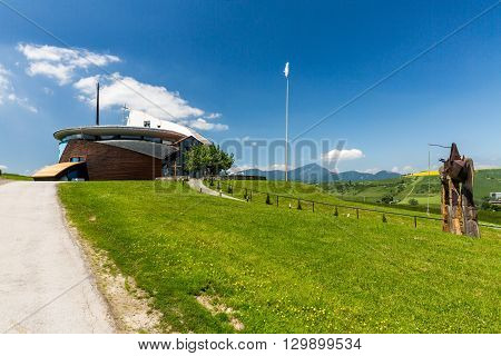 View Of The Modern Art Church Of Vysny Sliac, Slovakia