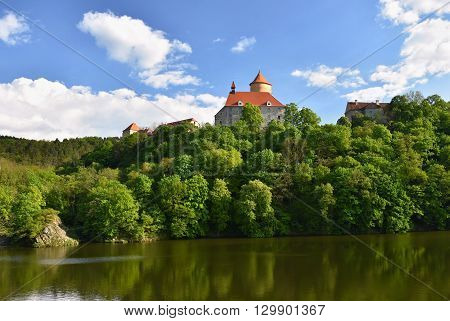Beautiful Gothic Castle Veveri. The City Of Brno At The Brno Dam. South Moravia - Czech Republic - C