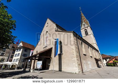 Exterior Views Of The Church In Old Town Part Of Baden