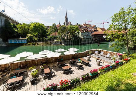 Terrace Bar Triebgut In The City Of Baden