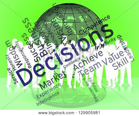Decision Words Indicates Choice Choices And Deciding