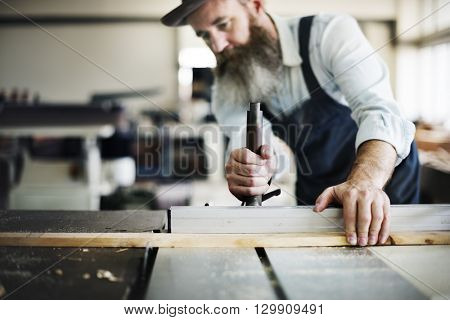 Handyman Occupation Craftsmanship Carpentry Concept