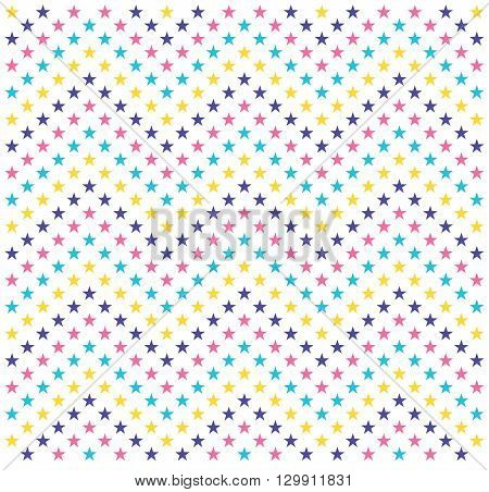 Seamless stars pattern. Garlands of stars. Abstract Vector Background. Seamless Christmas Pattern. New year blue background. Zigzag Pattern. Geometric Pattern. Wavy backdrop. Vector Regular Texture.