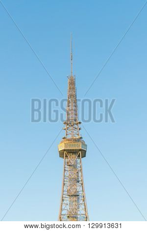 NAGOYA, JAPAN - FEB 07: Oasis 21 in Nagoya, Japan on FEB 07, 2016. A shopping complex nearby Nagoya Tower, its large oval glass roof structure floats above ground level