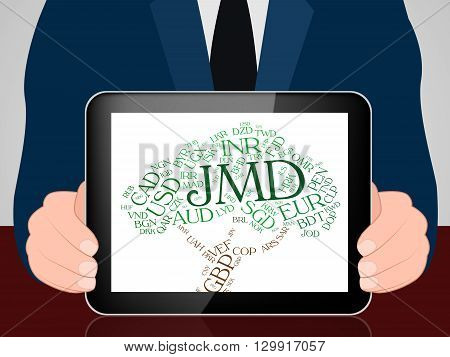 Jmd Currency Means Jamaican Dollars And Banknotes