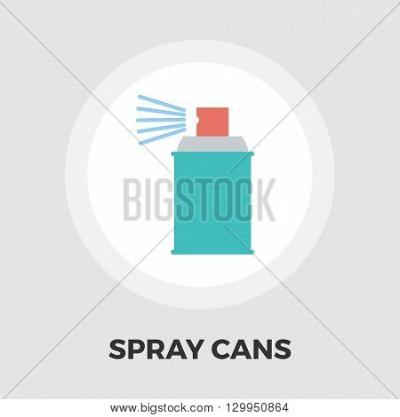 Spray with chemicals icon vector. Flat icon isolated on the white background. Editable EPS file. Vector illustration.