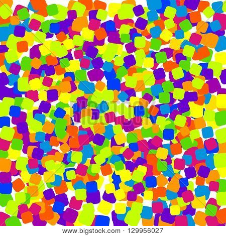 Festive background for the birthday celebration. Multi-colored sweets, bokeh. Romantic background