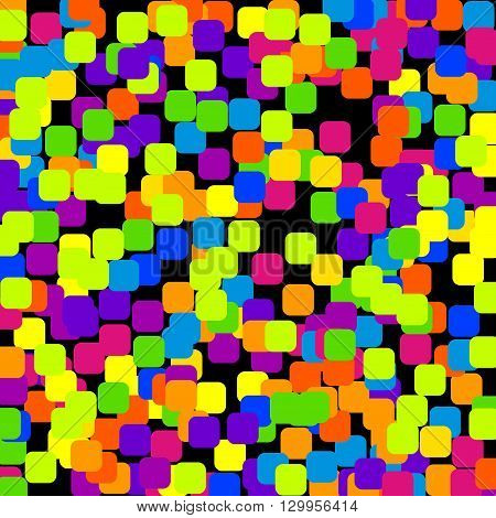 Festive background for the birthday celebration. Multi-colored sweets, bokeh. Romantic background