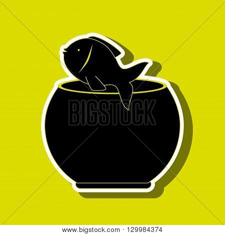 fish in fish tank design, vector illustration eps10 graphic