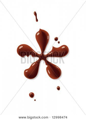 Asterisco de chocolate