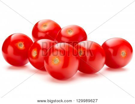 fresh cherry tomato isolated on white background cutout