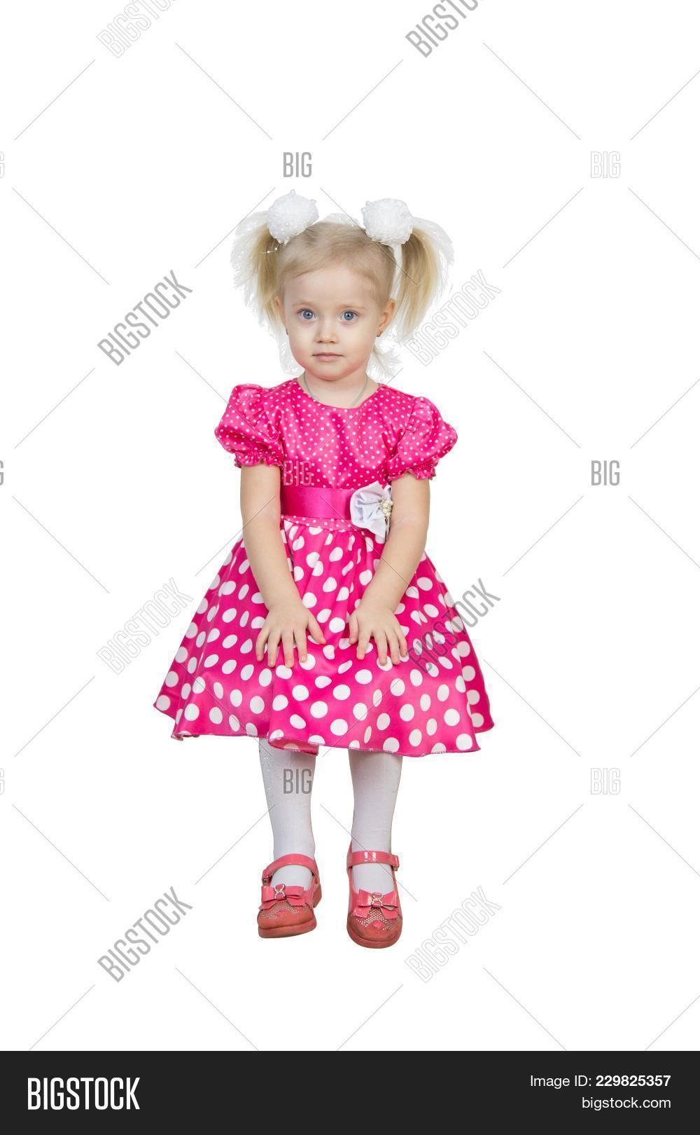 Girl 3 Years Old Red Image Photo Free Trial Bigstock