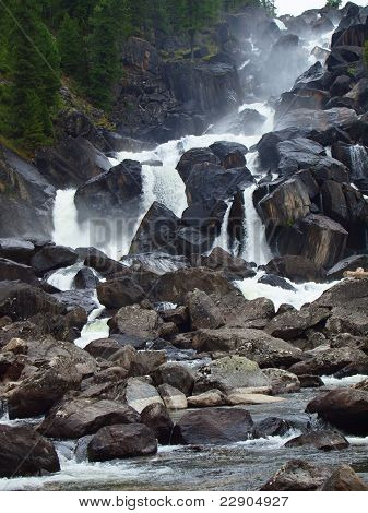 Uchar falder, mountain Altai