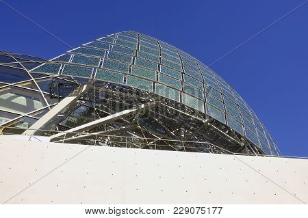 Boulogne-billancourt, France - December 28, 2017: The Seine Musical Is A Set Of Buildings Devoted To