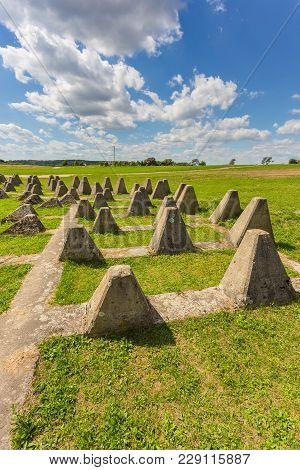 Dragon's Teeth - World War Ii Antitank Barrier, Miedzyrzecz.