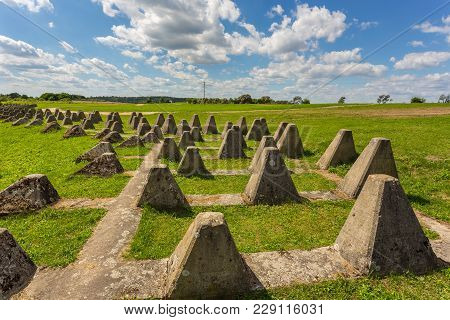 Dragon's Teeth - World War Ii Antitank Barrier, Miedzyrzecz.