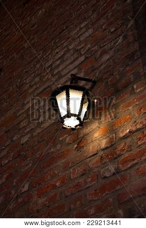 Illumination Attached To The Old And Anciest Wall
