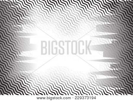 Halftone Background In Pop Art Style