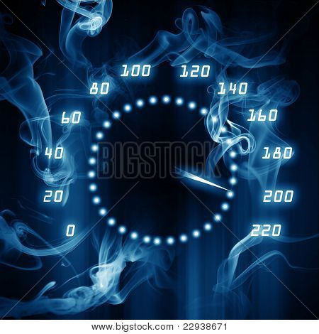 photo du compteur de vitesse