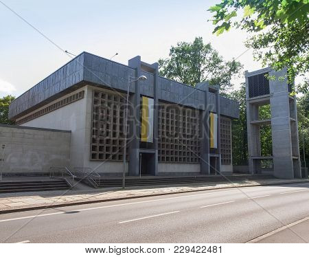 Leipzig, Germany - Circa June 2014: The Propsteikirche St Trinitas Meaning Church Of St Trinity Pari