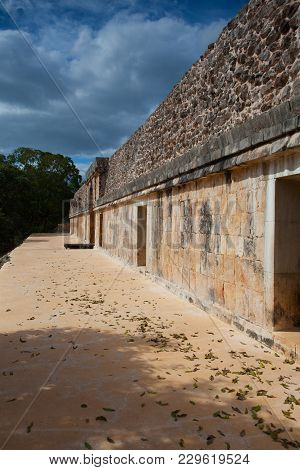Majestic Ruins In Uxmal,mexico. Uxmal Is An Ancient Maya City Of The Classical Period In Present-day