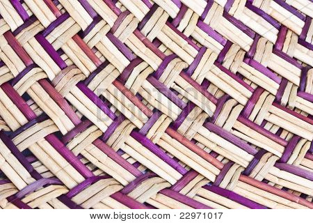 Textura de bambú tejido