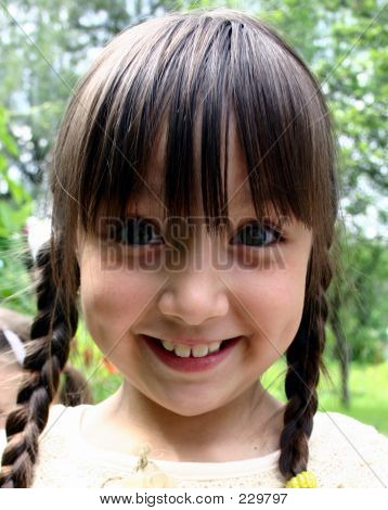 Koketní dívka