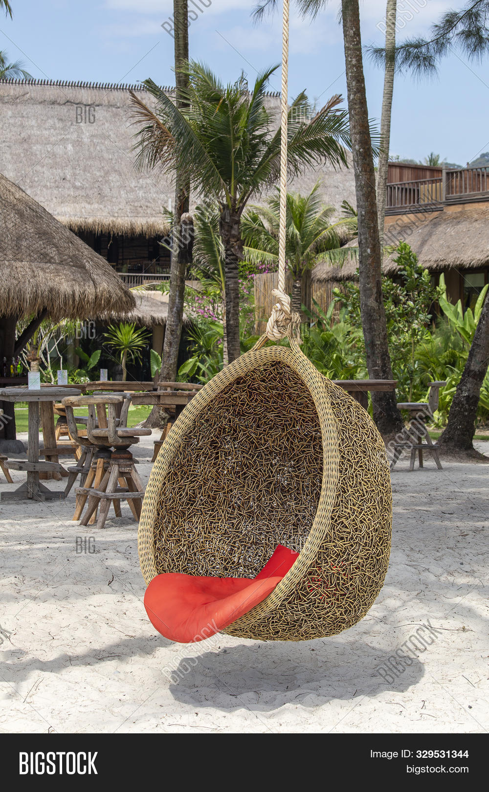 beach swing chair