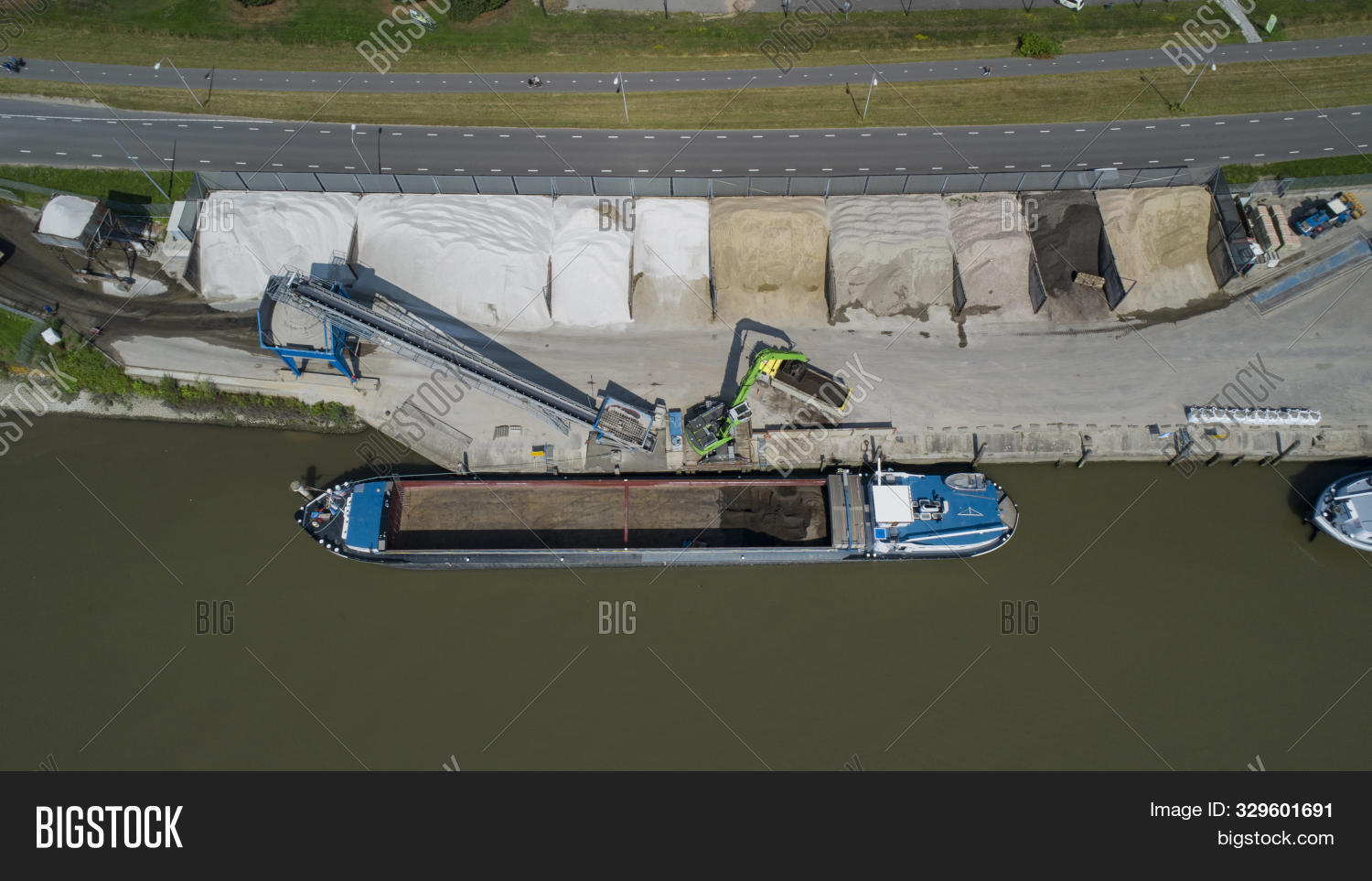 Loading Barge Sand Image & Photo (Free Trial) Bigstock