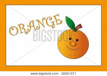 Orange farve