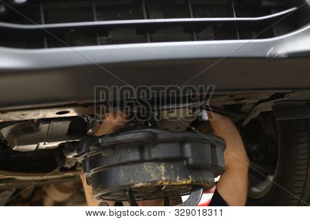 Focus On Automobile Radiator And Parts Of Machine Details Necessarily Used For Perfect Auto Function