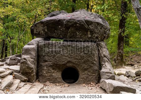 Gelendzhik District, Ancient Dolmens In The Valley Of The River Zhane.