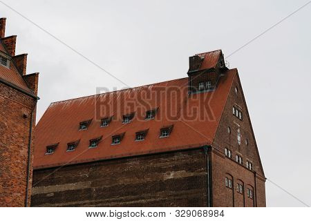 Old Warehouse In The Harbour Of Stralsund